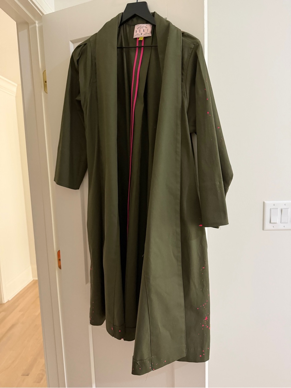 BURU paint splatter coat